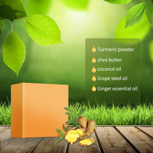 Jabón De cúrcuma hecho a mano para limpieza Facial, blanqueador, hidratante, cuidado De la piel - Product Image 4