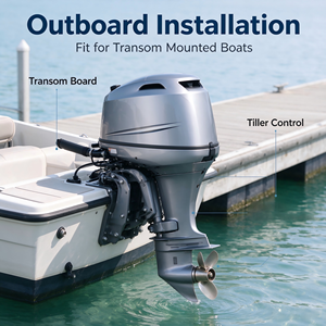 Moteur hors-bord pour bateaux, moteur marin pour la pêche et les bateaux de plaisance - Product Image 5