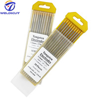 Electrodo de Tungsteno Lantado al 2% WL15 con Punta Azul |   para Soldadura TIG de Acero Inoxidable y Aleaciones |   1.0mm-4.0mm 10 Piezas