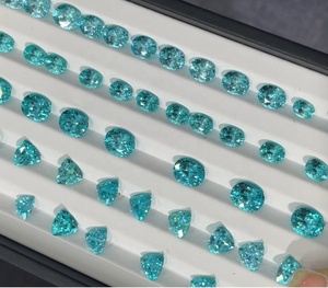 Precio al por mayor Lab Grown Paraiba 1ct a 5ct Pretty Lab Grown Stones para pendientes de anillo - Product Image 6