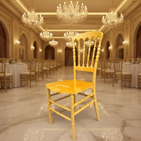 Chaises de jardin en résine plastique PP Kingflower, modernes, durables, imperméables, empilables, écologiques, pour hôtels, extérieur, salon