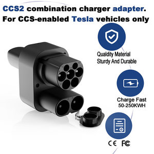 Dje <span class=keywords><strong>EV</strong></span> Sạc Adapter ccs2 để Tesla mức độ 2 <span class=keywords><strong>EV</strong></span> sạc hỗ trợ 250Kw sạc nhanh kết nối - Product Image 3