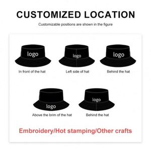 Sombrero de Pescador Personalizado OEM con Bordado 3D, Gorra para Mujer con Impresión por Sublimación, Sombreros Reversibles Personalizados para Niños, Bajo MOQ, Venta al Por Mayor - Product Image 3