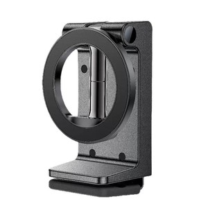 Magnetic Foldable Phone Stand Aviation Zinc Alloy Strong Neodymium Magnet 720 Degree Multi Axis <b>Rotation</b> for Car Desktop - Product Image 6