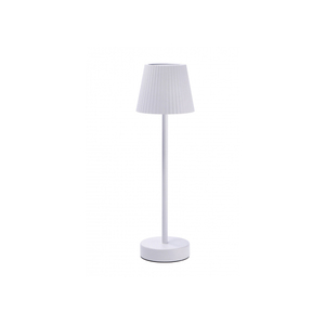 Lampada da Tavolo Ricaricabile Touch Maisy Bianca, Luce da Scrivania Moderna per Comodino Camera da Letto - Product Image 1