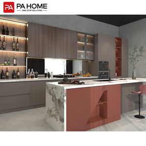 ตู้ครัวเมลามีนดีไซน์โมเดิร์นแบบโมดูลาร์ - Product Image 3