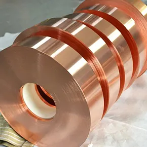Copper Strip In Coil With Rounded Edge Becu Copper Beryllium C17200 C10100 12000 T1 T2 Tinned Beryllium Bronze Copper Strip