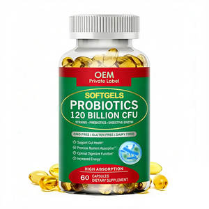 Capsules de probiotiques OEM 120 milliards de UFC, 36 souches, prébiotiques et enzymes digestives pour un soutien ultime de la santé intestinale - Product Image 1