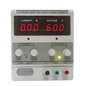 Fuente de Alimentación Regulada Ajustable con Pantalla Digital de Alta Precisión para Reparación de Teléfonos Móviles 60V2A LP6002D - Product Image 1