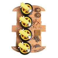 Kit de Coche Inteligente a Precio de Fábrica, 4WD 2WD/ Kit de Coche de Seguimiento, Kit de Bricolaje, Placa de Desarrollo Uno, Chasis de Coche, Programación