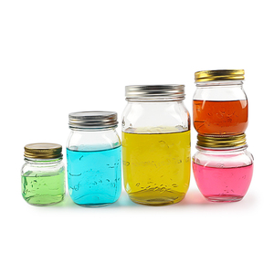 150ml 300ml 500ml 1000ml Multi Tailles Large Bouche Maison <span class=keywords><strong>Cuisine</strong></span> Kimchi Stockage Caviar Herbe Gelée Verre Mason Jar - Product Image 3