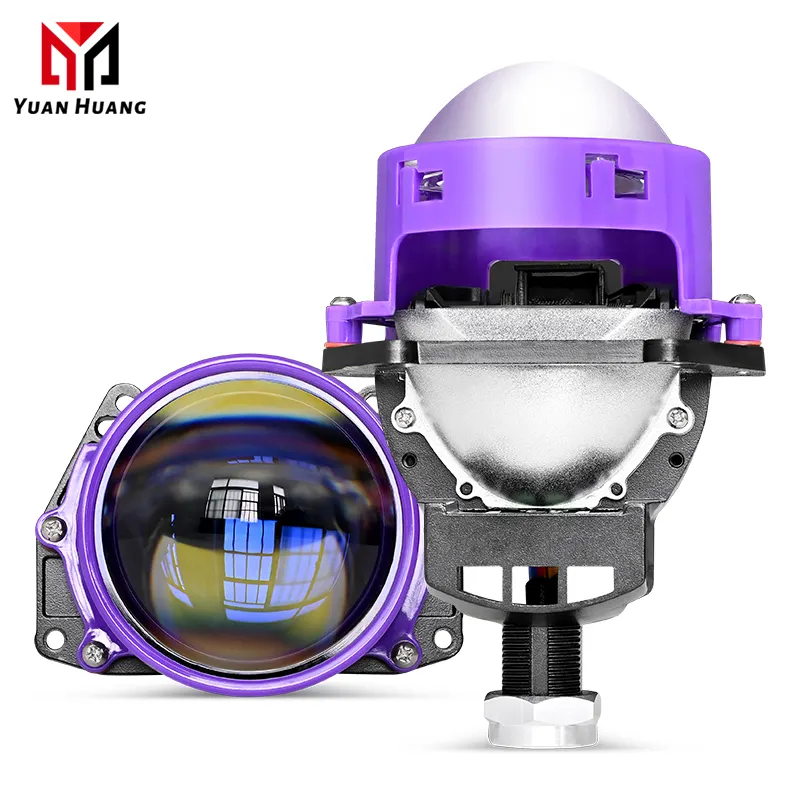 GT6 3 Inch Bi LED Projector Lenses For Headlight Hella 3R G5 6000K Auto Lamp 160W 40000LM Car Lights Retrofit Kits Lens