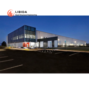 Индивидуальный современный промышленный дизайн сборный стальной каркас склад завод стальная конструкция сэндвич панели мастерская - Product Image 3