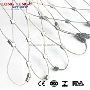 Malla de Seguridad de Acero Inoxidable, Malla Flexible de Tejido Liso, Puente Resistente a Impactos, 304L, 316L - Product Image 6