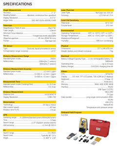 Estacion Total NS30 South Android Topografia Prism <b>Optical</b> <b>Instruments</b> Price Reflectorless Estacion Total Station SOUTH NS30 - Product Image 5