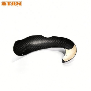 Nouvelle protection d'échappement en fibre de carbone pour moto tout-terrain deux <span class=keywords><strong>temps</strong></span> YZ250, remplacement pour <span class=keywords><strong>YAMAHA</strong></span> YZ <span class=keywords><strong>250</strong></span> - Product Image 4