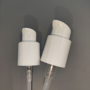 Pompa Dosatrice in Plastica Bianca 20/410 24/410 Personalizzata, Antigoccia e Durevole per Confezioni Cosmetiche - Product Image 4