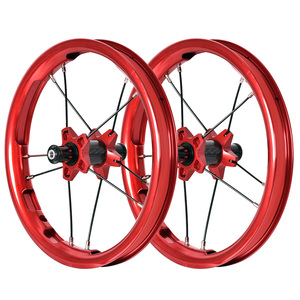 制造商热销 12 英寸 V 型刹车直拉轴承滑动 <span class=keywords><strong>BMX</strong></span> 儿童平衡车轮组 - Product Image 3