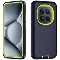 Étui de protection robuste pour Redmi Note 15 Pro Plus Note 14 Note 13 Pro+ 3 en 1 Protection contre les chutes de qualité militaire Étui robuste