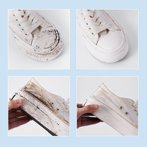 White Shoe Cleaner Cream No Rinse Whitening Paste For Sneakers Care - Product Image 4