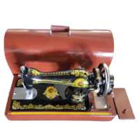 Machine à coudre domestique JA2-1 avec coffret en bois, très demandée sur le marché africain