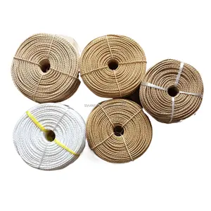 Corda dinamarquesa de 3mm 3.5mm 4mm, corda de papel torcida de cor natural para cadeira