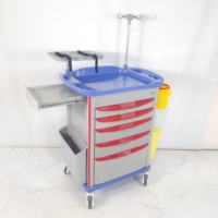 Carrito de Emergencia para Hospital de Alta Calidad en ABS