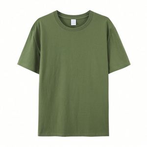 Design Clothing Manufacturers Customised 100% Cotton 230 GSM Regular Unisex Plain Front Chest Logo and Back Printing T Shirt - Product Image 1