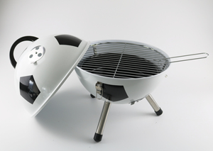 Di alta qualità Design calcio calcio carbone griglia barbecue Set Indoor Round Mini12 pollici acciaio inox pieghevole AGA - Product Image 3