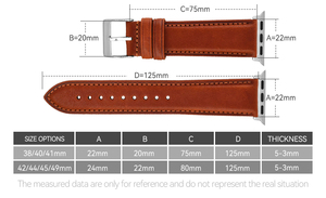 Heqi nouveau Design bracelets de montre en <span class=keywords><strong>cuir</strong></span> étanche Durable pour <span class=keywords><strong>Apple</strong></span> <span class=keywords><strong>Watch</strong></span> Series 3 4 5 6 7 <span class=keywords><strong>8</strong></span> <span class=keywords><strong>Bracelet</strong></span> de poignet - Product Image 2