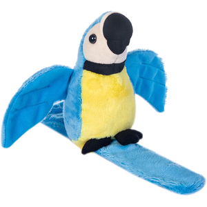 Juguete de Peluche de Loro Azul Parlante con Pulsera, Repite tus Palabras, Muñeco Interactivo y Divertido para Niños - Product Image 3