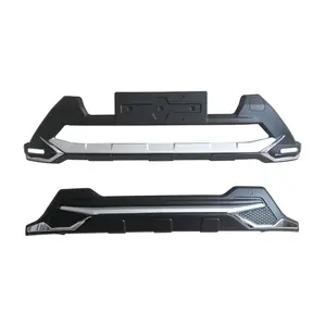 High Quality Front+Rear Bumper Use For Highlander 2022 Diffuser Bumpers Lip Protector Guard skid plate ABS chrome plated