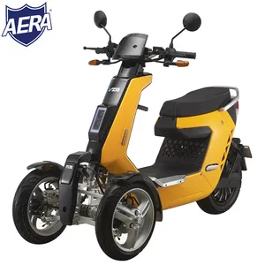 AERA EEC COC 인증 2000W 72V 고속 3 휠 전기 오토바이 스쿠터