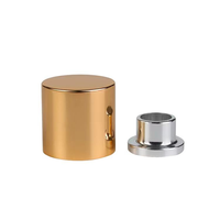 Capuchon de parfum en aluminium or argent blanc noir rouge bleu Capuchon magnétique pour flacon
