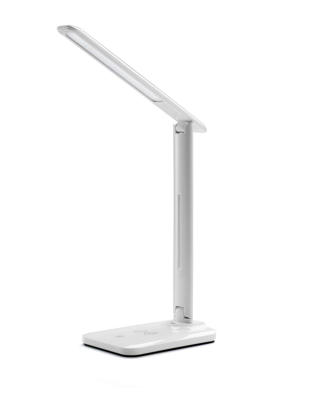 Настольная Светодиодная лампа с QI беспроводной зарядкой настольная лампа USB регулируемый выходной порт для современного офиса студентов