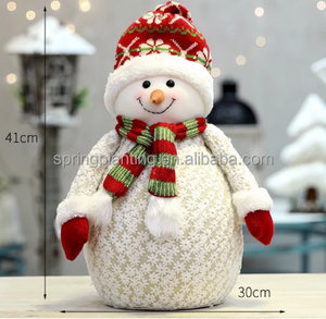 PLANTA DE PRIMAVERA Muñeco de nieve de gran tamaño y muñeco de Papá Noel Figuritas Decoraciones navideñas - Product Image 5