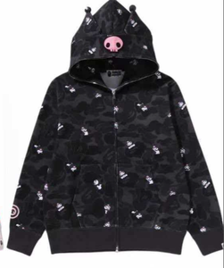 Sudadera con Capucha Bapees Shark 2026 para Hombre, con Logotipo Personalizado, Cierre Completo, Camuflaje, Algodón, Sudadera con Capucha Bapees para Hombre, Alta Calidad - Product Image 3