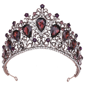 Vente en gros <span class=keywords><strong>de</strong></span> bijoux <span class=keywords><strong>de</strong></span> cheveux <span class=keywords><strong>de</strong></span> mariage à design mixte <span class=keywords><strong>prix</strong></span> bon marché pour les couronnes <span class=keywords><strong>de</strong></span> strass et les diadèmes <span class=keywords><strong>de</strong></span> <span class=keywords><strong>couronne</strong></span> en métal cristal en vrac - Product Image 1