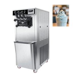 Ice Cream Maker Machine Fast Food Truck Price New Style 3 Flavor Commercial Frozen Soft Ice Cream Machine - Product Image 1