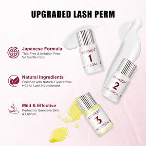 ICONSIGN Kit 2 en 1 <span class=keywords><strong>para</strong></span> Laminación de Cejas y Permanente de Pestañas Vegano, Paso 1 y 2, Extracto de Flores Naturales, Cisteamina, Queratina, Camelia - Product Image 4