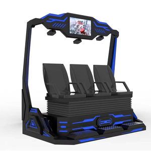 Dreamland 9D VR 3 Asientos Equipo de realidad virtual Simulador de realidad virtual 9D Película Cine 5D Montaña rusa Cine VR - Product Image 6