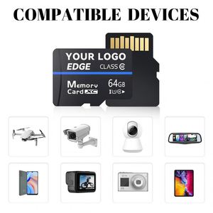 Карта памяти TF Mini <span class=keywords><strong>SD</strong></span> V30 на 128 ГБ и 64 ГБ, высокоскоростная, пластиковая, совместима с телефонами, игровыми приставками, камерами, MP3-плеерами, видеорегистраторами - Product Image 2