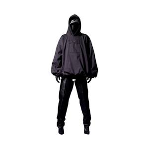 Rashers con capucha para hombres y mujeres con bolsillos sueltos - Product Image 3