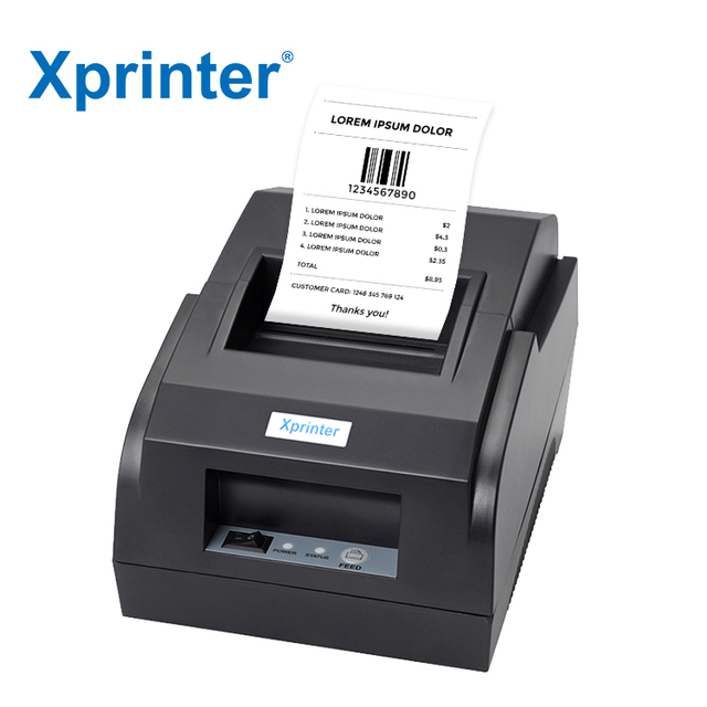 Xprinter XP-58IIL Factory 58mm Thermal POS Printer Receipt Printer for Small Business Inkless Printer