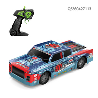 Nuevo Diseño QS, Coche de Control Remoto para Niños, 4 Estilos, Plástico, Escala 1:18, Juguetes de Vehículos de Simulación con Luces