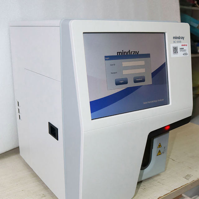 Mindray BC-5000 5 Diff Auto Hematology Analyzer 5 Part Brand New CBC WBC Vet Use