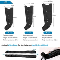 Appareils de compression pneumatique séquentielle de qualité médicale à 12 chambres, bottes de pressothérapie pour massage lymphatique, pour prévenir la thrombose veineuse profonde