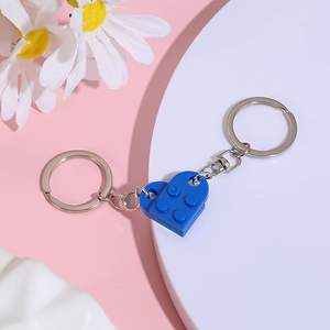Porte-clés Cœur Assorti en Briques – Cadeau pour Lui, Elle, Petit Ami, Petite Amie – Noël, Mariage, Anniversaire - Product Image 5