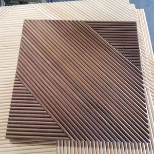 Pannelli in Legno Decorativi 3D con Design Scanalato per Pareti Interne e Rivestimenti in Legno - Product Image 3