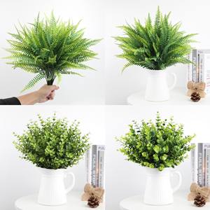 Plantas Artificiales de Helecho Verde, Artículos de Decoración para el Hogar, Bodas y Exteriores, Hierba Persa, Arbustos Artificiales, Hojas de Helecho de Eucalipto - Product Image 4